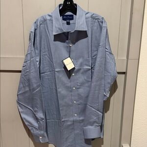 Alan Flusser Men's Classic Light Blue Dress Shirt